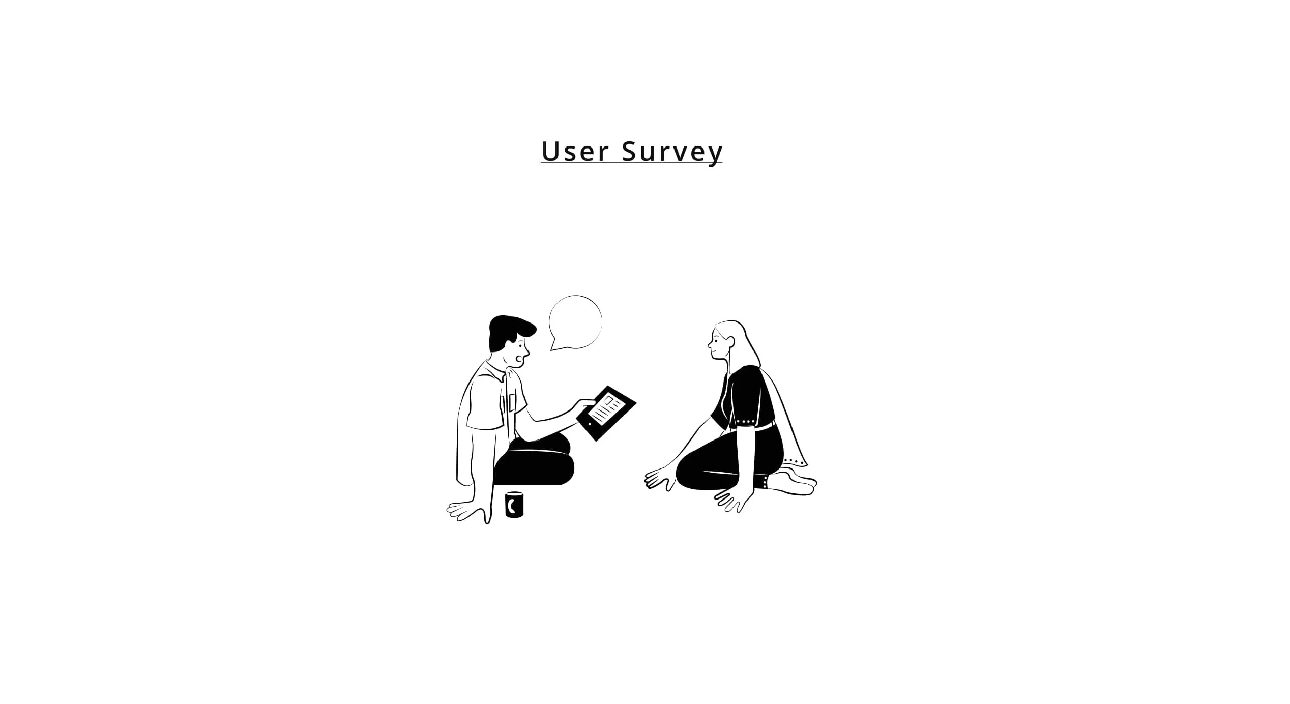 User survey illustration