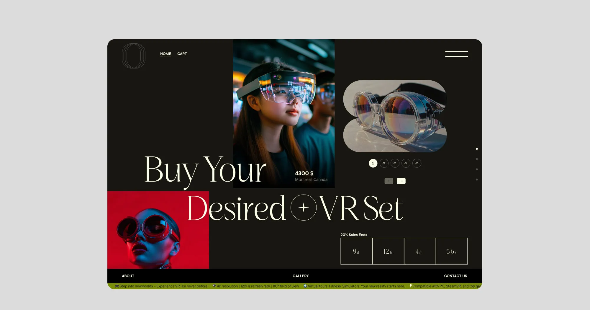 [digital project] image of website design with emphasis on textures (for a graphic design studio)